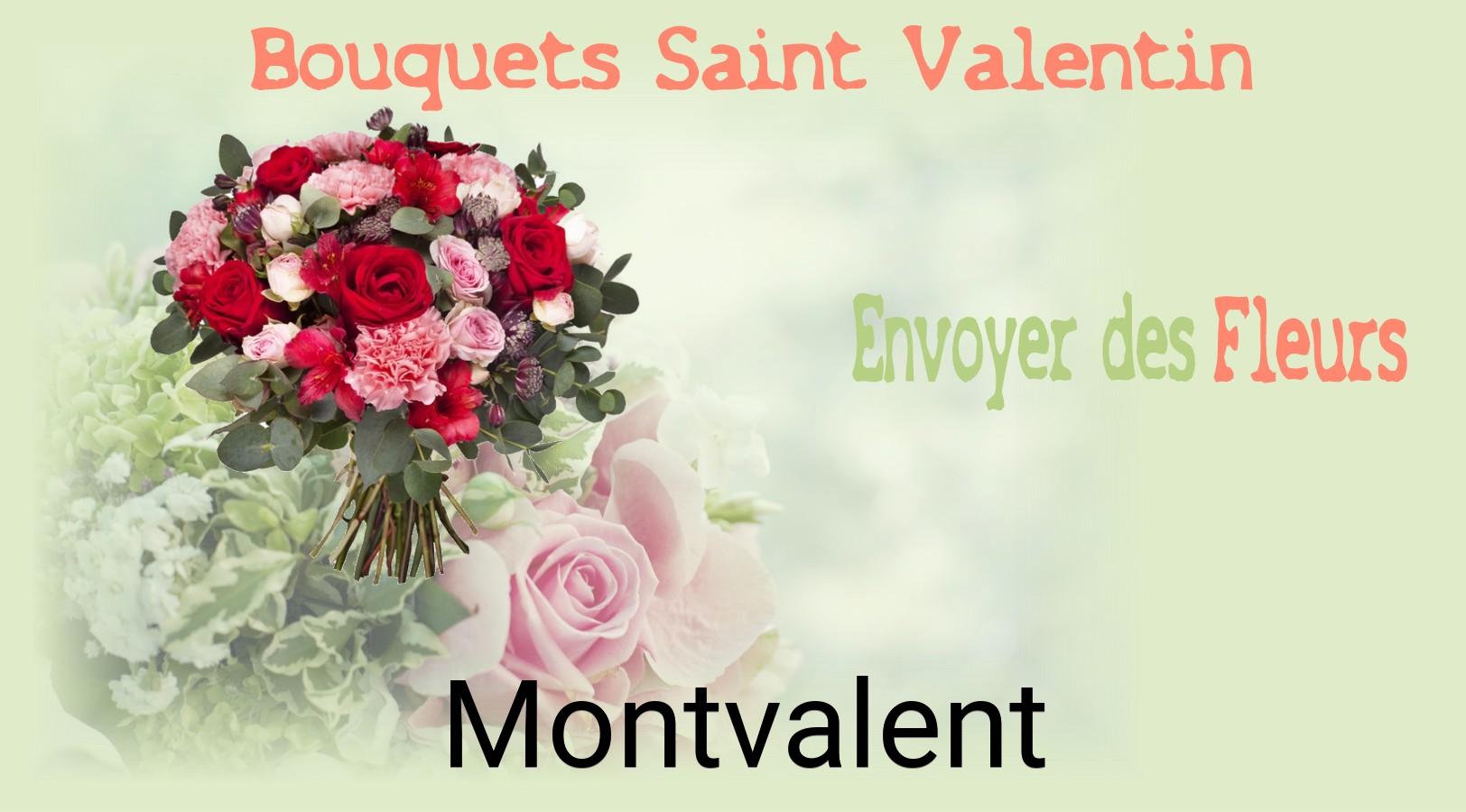 Roses de Saint-Valentin livrées à Montvalent